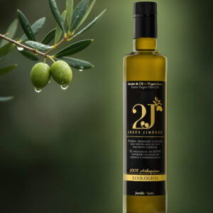 Caja de 6 botellas de Aceite de Oliva Virgen Extra Ecológico Arbequina 2J - 500 ml
